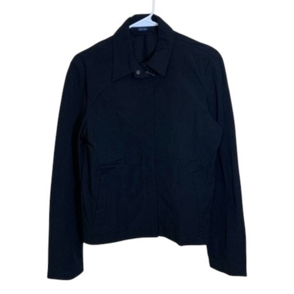 Women's Ralph Lauren Sport Zip Front Soft Shell Jacket Black Size 8